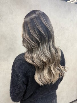 サニー 渋谷(SUNNY) バレイヤージュ、ハイライト、レイヤーカット、ダブルカラー