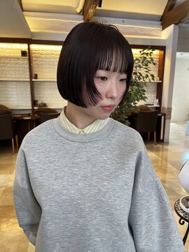 クレオ 伊勢崎(CReO) 前上がりボブフェイスレイヤー