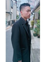 スエード(suede) テーパーフェード×スパイキーショート