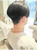 ショート 2ブロック メンズライク