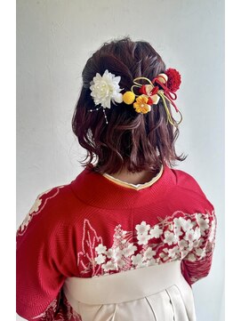 イタクラ 赤道店 (ITAKURA) ハーフアップ/卒業式ヘアアレンジ/ ヘアアレンジ/ヘアセット/袴