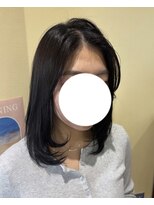 アキ美容室 ミディアムレイヤー