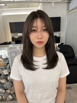 モアナ バイ ヘッドライト 上田店(Moana by HEADLIGHT)&nbsp;Moana上田#レイヤーカット#顔周りレイヤー#韓国レイヤー