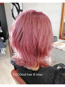 ココノイル ヘア アンド リラックス(COCOnoil hair&relax) ケアカラー　ベリーピンク