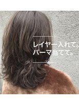 リンク ヘアスペース(Link hair space) 【Link西村】[お客様スタイル139］#ベージュ#大人ミディアム