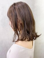 アイティー バイ アルバム 中野店(IT by ALBUM)&nbsp;ベージュロブ_ローライトスリークボブ厚めバング_ba283653