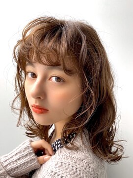 ユアーズ ヘア 恵比寿本店(youres hair) エアリー波巻きミディアム