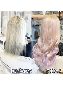 ヴォーグ(VOGUE) シールエクステ70枚でカラーグラデーション☆