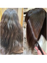 美髪縮毛矯正　シルクストレート