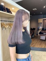 アジールヘア 赤羽駅南口店(agir hair)&nbsp;ラベンダーシルバーラベンダーカラーラベージュイルミナカラー
