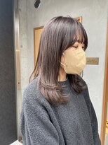 ミー(mii)&nbsp;【mii】セミロング/グレーベージュ