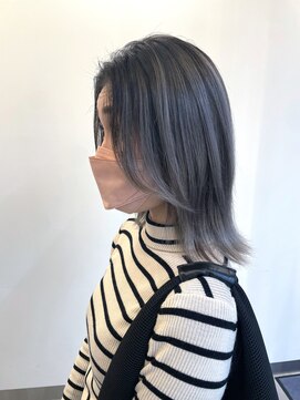 フェーディン(fa/din) バレイヤージュシルバーベージュ