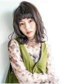 大人可愛い☆小顔カットミディアムふわっと２０代３０代４０代