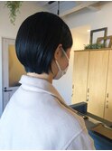 黒髪ショートボブ