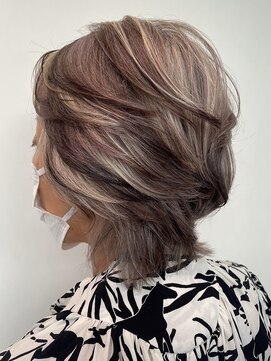 ロンドエニカ 大宮(Lond enika) 白髪ぼかしハイライトローライト