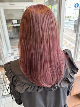 ラグーン(LAGOON) おしゃれ見え/ブリーチカラー/ピンク/パープル/暖色系