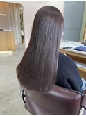 ロング×オレンジブラウン
