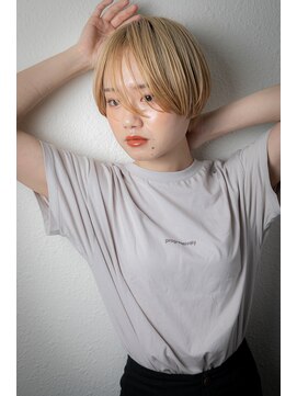 カバーヘア イヴ 戸頭店(COVER HAIR EVE) ハイトーンカラー美髪透明感マッシュショートw戸頭10代20代30代