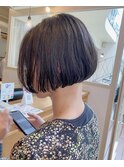 オススメの大人のミニボブスタイル(店長 イカリ ジュンイチ)