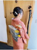短めシニヨン♪