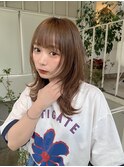 ◇ロングウルフ/オリーブベージュ/髪質改善/ストレートパーマ