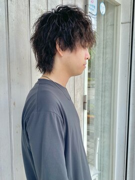 シェイプスヘアデザイン 上三川店(Shape's hair design) メンズパーマ/縦落ちツイストスパイラル/メンズパーマ/ウルフ