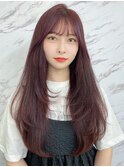 韓国ヘア名古屋ハイレイヤー顔まわりカット前髪ボブタッセル小顔
