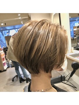 エトラ 渋谷店(etora) ハイトーンショート ミルクティーショート