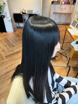 ヘアーショップ エヌアンドエー 越谷店(hair shop N&A)&nbsp;つるんとした指通りの髪質改善TR＋ストレート/縮毛矯正6