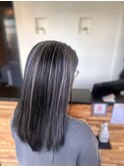 大人の洗練されたエッジをプラス　白髪染めハイライト　#3