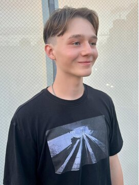 ワースホワイル(WORTH WHILE) 外国人風パーマウルフカルマパーマベリーショートダークアッシュ