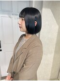 【立川cres小山】重ためbob 地毛風black