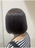 毛先アンブレラカラーボブ