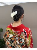 振袖着付とヘアメイク♪