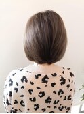 再現性◎扱いやすいボブ/マットブラウン