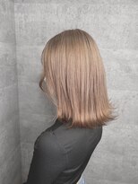 ジーナ 博多(Zina)&nbsp;秋っぽいミルクティーベージュ/ケアブリーチ