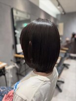 エアー(AIR)&nbsp;アディクシーサファイア×レイヤーショートボブ[蒲田AIR牧]