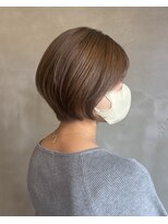 イキプラスディードットログ 大和八木駅前店(ikii+D.Log)&nbsp;大人可愛い20代30代40代前下がりショートボブ丸みショート◎