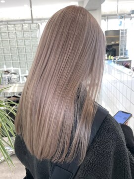 サンクマーケット 渋谷(cinq MARKET) 渋谷ブリーチカラーハイトーンカラーミルクティーベージュカラー