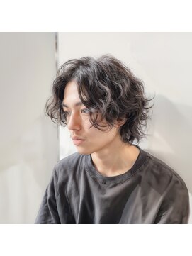 エフフォーユアヘアー 北方店(F for your hair) ミディアムウルフ×スパイラルパーマ