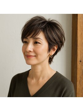 スープレックス ヘアーデザイン(SOUPREX HAIR DESIGN) 大人美フォルムショートレイヤー　20代 30代 40代 50代 60代