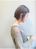 Joli【立川】ハイトーングレージュ×切りっぱなしボブ×aujua