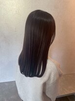 ビスクヘアデザイン(bisq hair design)&nbsp;髪質改善カラー　艶カラー　ブラウンカラー　ミディアム
