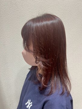 アクセ 20代30代大人可愛いゆるふわスタイル◎ピンクブラウン