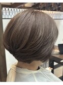重ためショートボブ似合わせカット