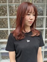 ガレリア オリジン(GALLARIA ORIGIN'S)&nbsp;【miki】ピンクカラーインナーミルクティーベージュ透け感カラー