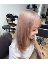 エヌプラスリタ 近鉄八尾(N+lita)&nbsp;黒髪クラゲヘアーオリーブグレー小顔ココアベージュ