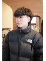 エディ(Edy)&nbsp;メンズツイストスパイラルパーママッシュウルフ眉毛カット