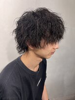 アカヒゲ 新札幌店(AKAHIGE)&nbsp;ツイストスパイラルパーマ ウルフ マッシュ