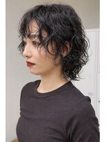 ジゼルアライ(gisele arai)&nbsp;ラフパーマボブ